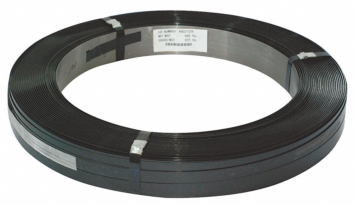 Steel Strapping, 5/8 In, L 2794 Ft