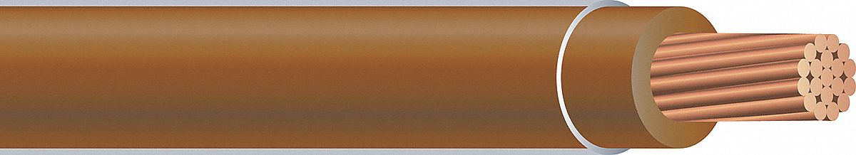 Wire, Building, Strd, 16AWG, TFFN, Tan, 500Ft