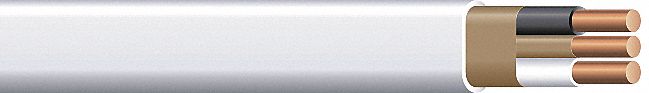 Cable, Nonmetallic, NM-B, 250Ft, 15A, White
