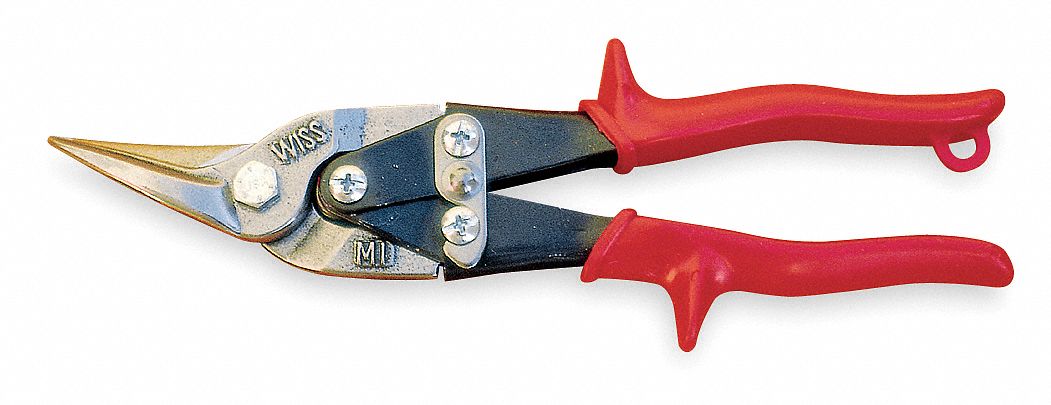 Aviation Snip, 9 3/4 In, Left