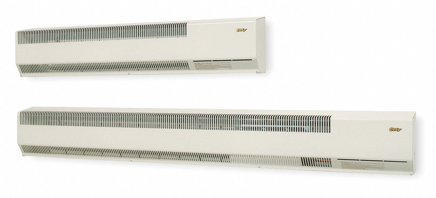 Baseboard Heater, NG, 72 In, 9000 BtuH, 120V