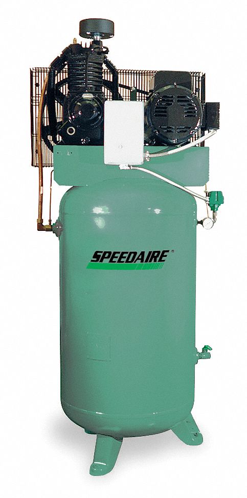 Electric Air Compressor, 2 Stage, 7-1/2 HP
