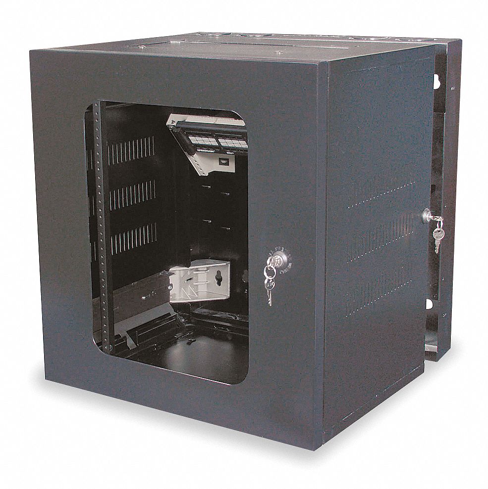 Cabinet, Wall Mount, Blk