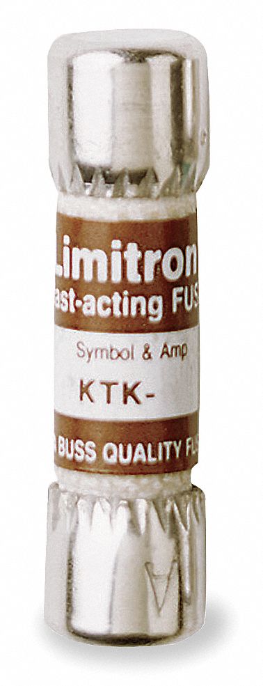 Fuse, Midget, KTK, 4A, 600VAC, Melamine