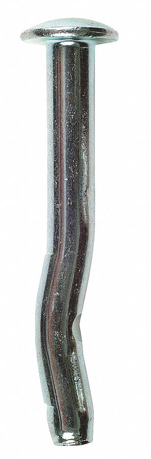Crimp Anchor, Mushroom, 3/8 x3, Pk 25