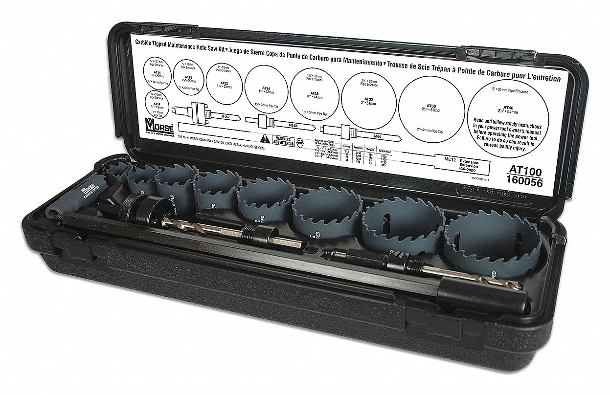 Hole Saw Kit, 13 PC