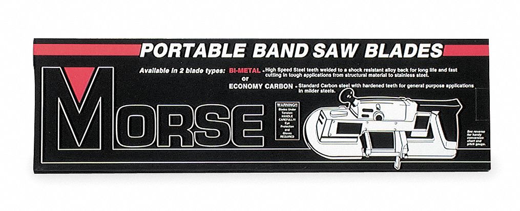Portable Band Saw Blade, Bimetal, PK 3