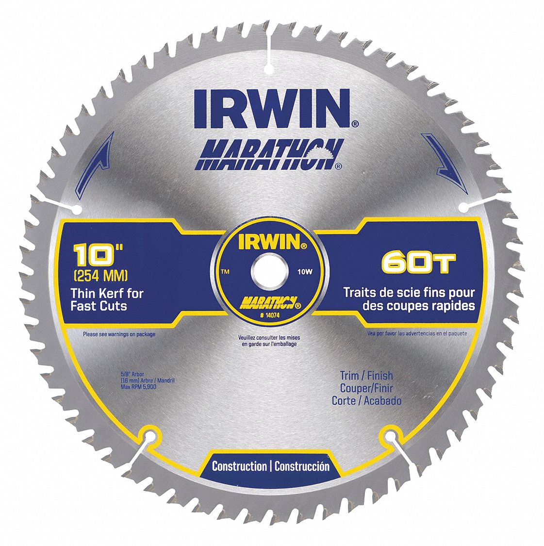 Crclr Saw Bld, Crbde, Dimnd, 10 InDia, 60TPI