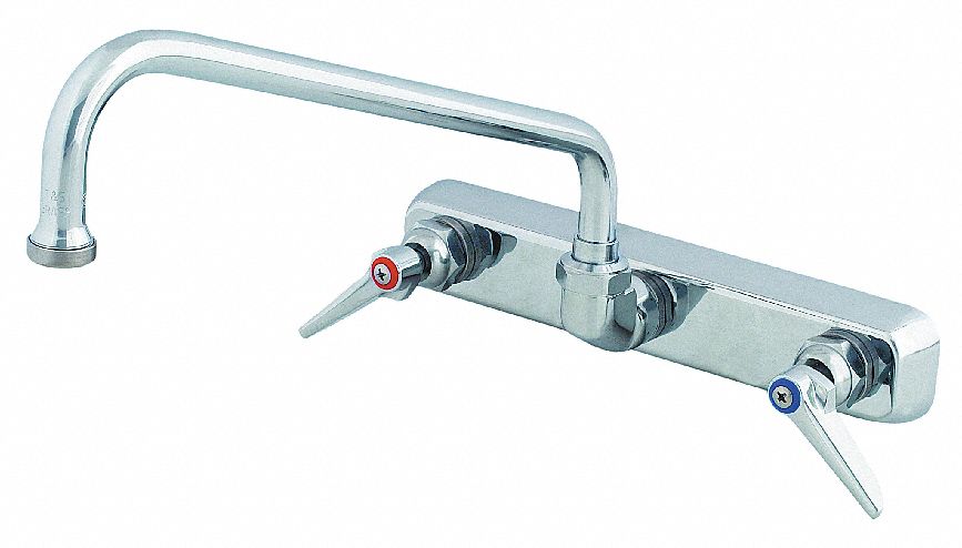 Workboard Faucet, 2H Lever, Spout 12 In