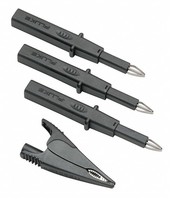 Test Probe Kit, 8A, Alligator Clip