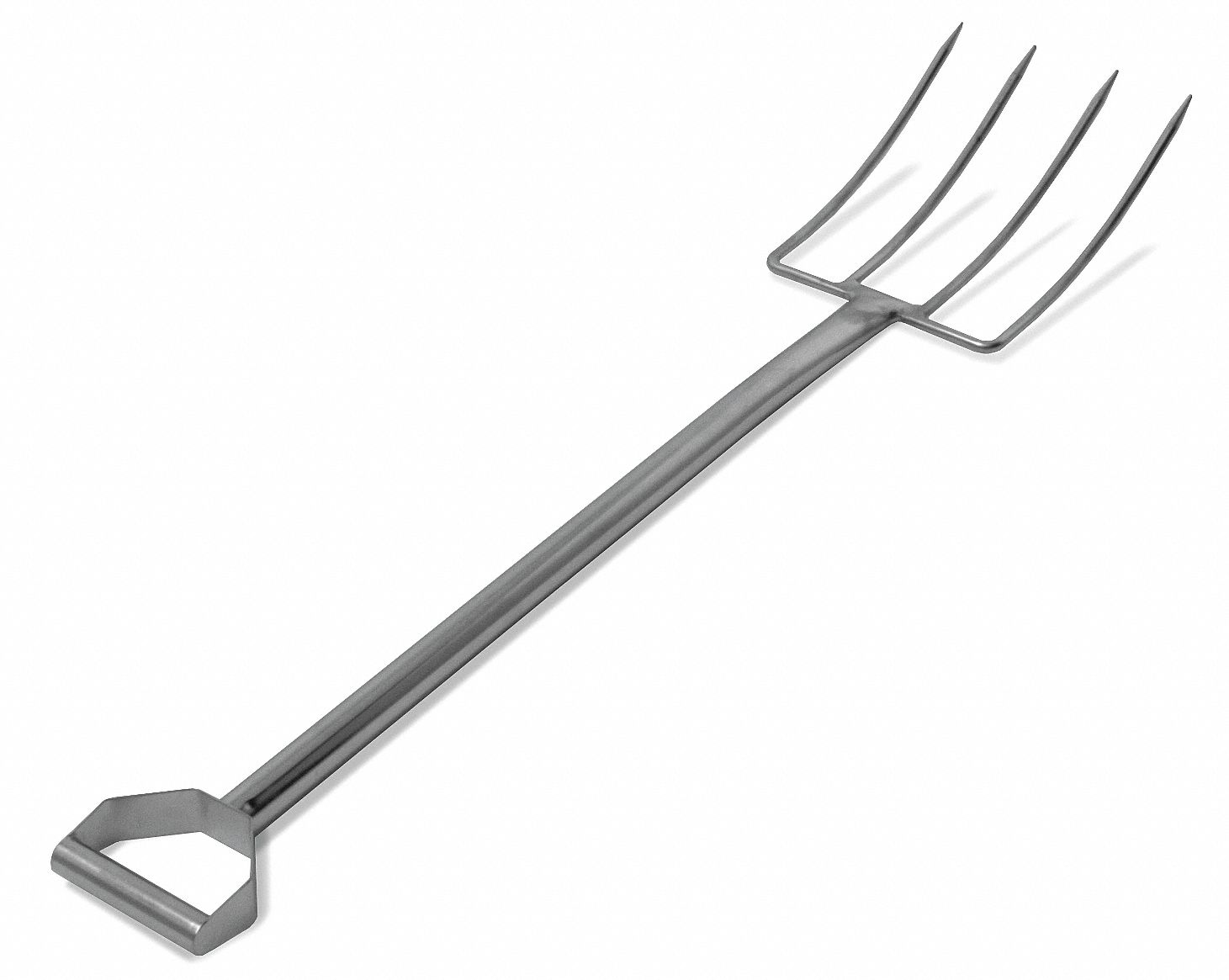Stainless Steel Fork, 4 Tines, 12 In