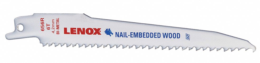 Reciprocating Saw Blade, Tapered, PK 5