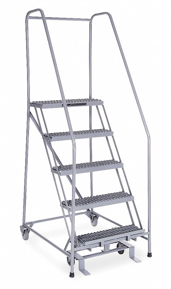 Rolling Ldr, Welded, Hndrl, Platfm 50In H
