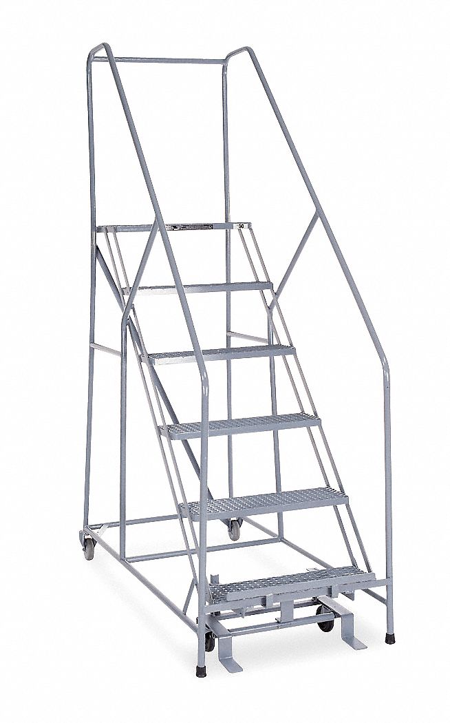 Rolling Ldr, Welded, Hndrl, Platfm 60In H