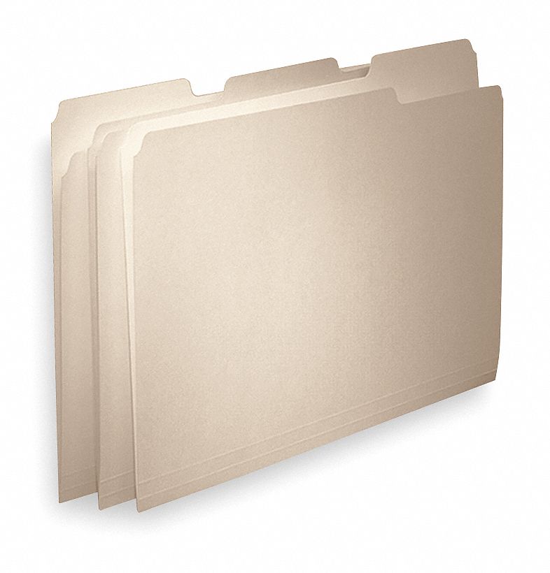 File Folder, Letter, Manila, PK100