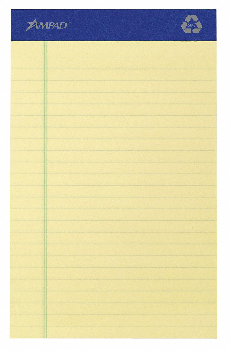 Writing Pad, 5x8, Canary, Recyc, PK12