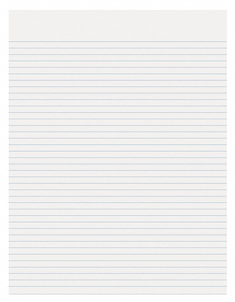 Writing Pad, Glue Top, 8 1/2, PK12