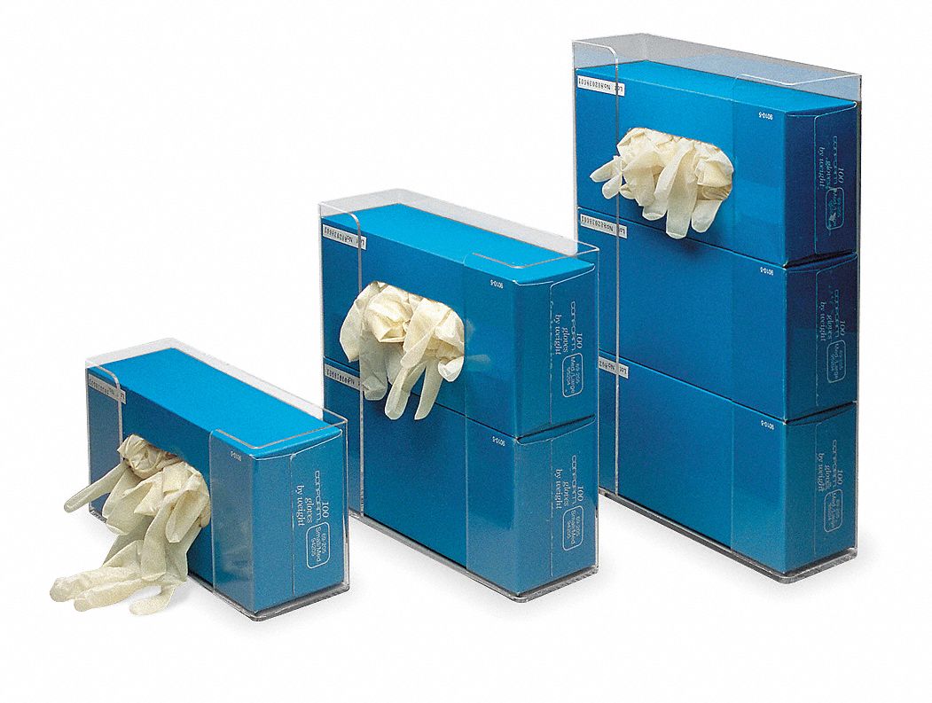 Vertical Glove Dispenser, Acrylic, 1 Box