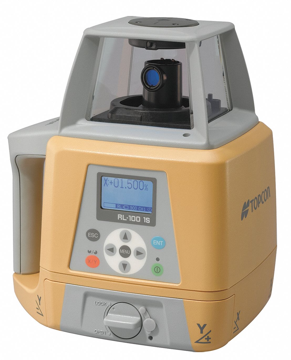 Rotary Laser Level, 2600 Ft, Red
