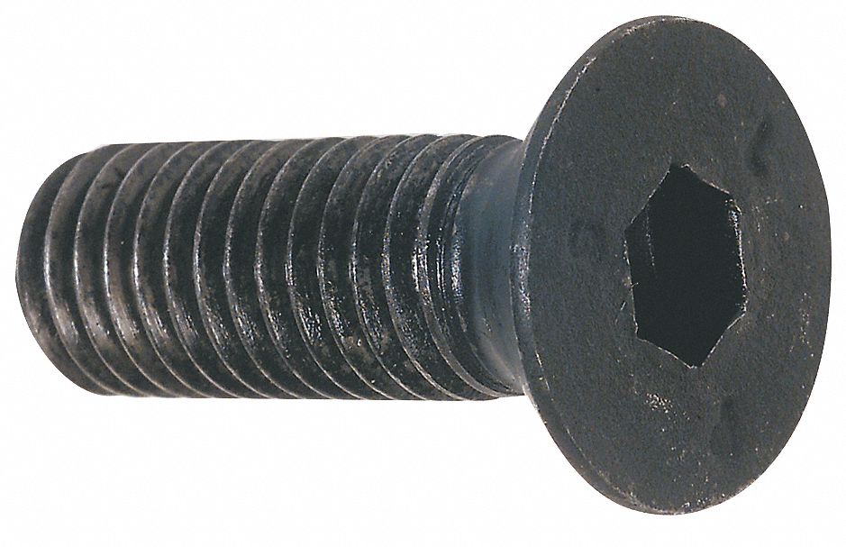 Skt Cap Screw, FL, 1/4-20x3/4, Pk 100