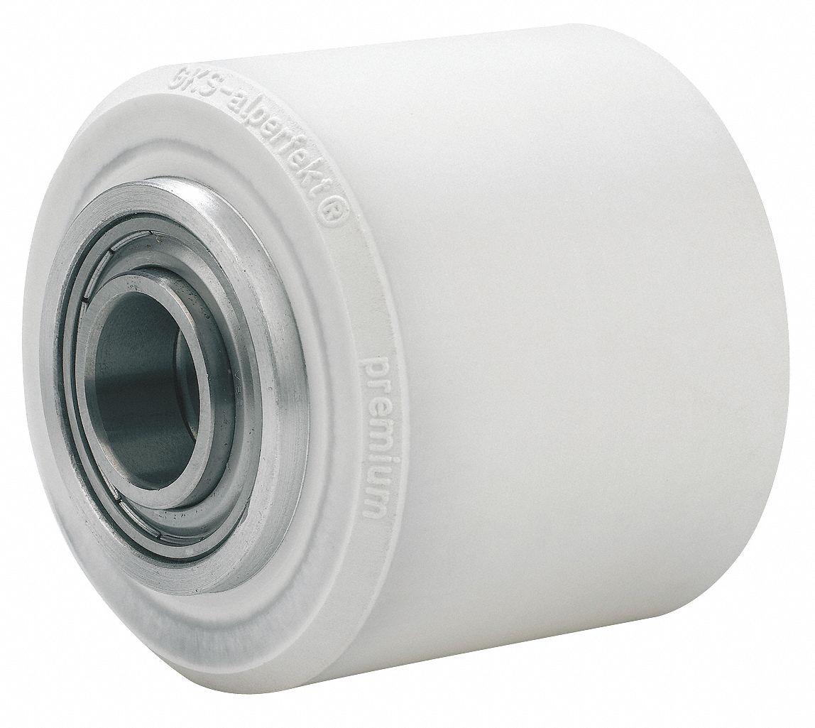 White Roller, 3 5/16 x3 5/16