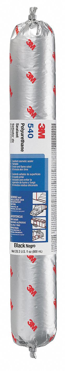 Polyurethane Sealant, 600mL Sausage, Black