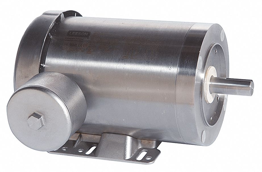 Washdown Motor, 3 Ph, TENV, 1/2 HP, 1725 rpm