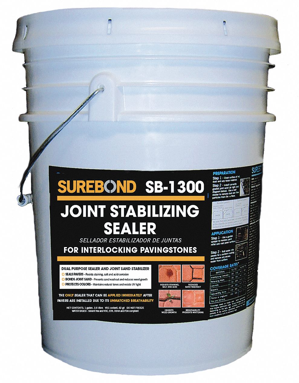 Sealer, 5 gal, Clear, Epoxy, Matte to Satin