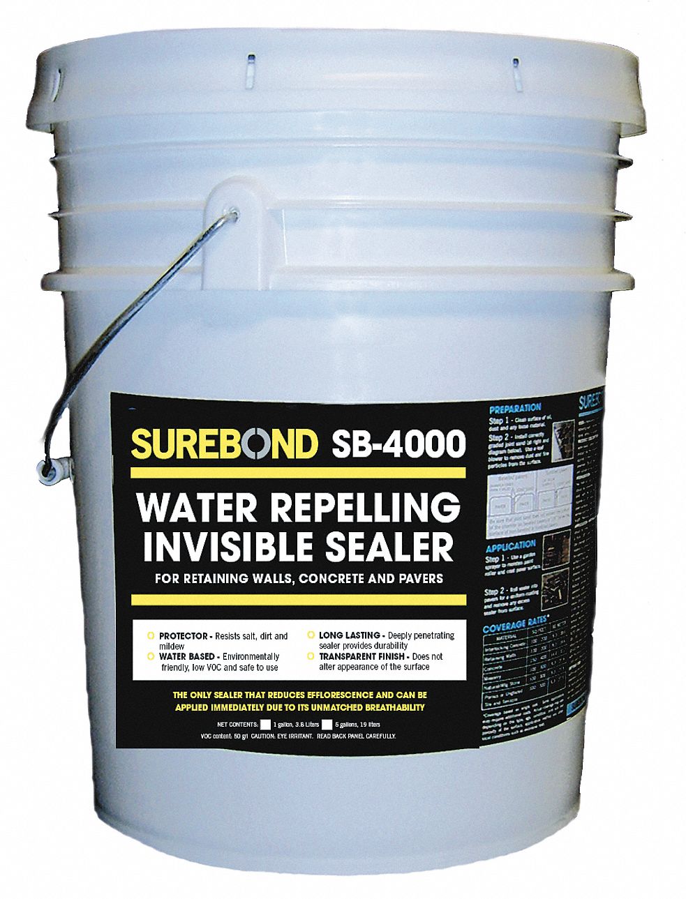 Sealer, 5 gal, Clear, Epoxy, Matte