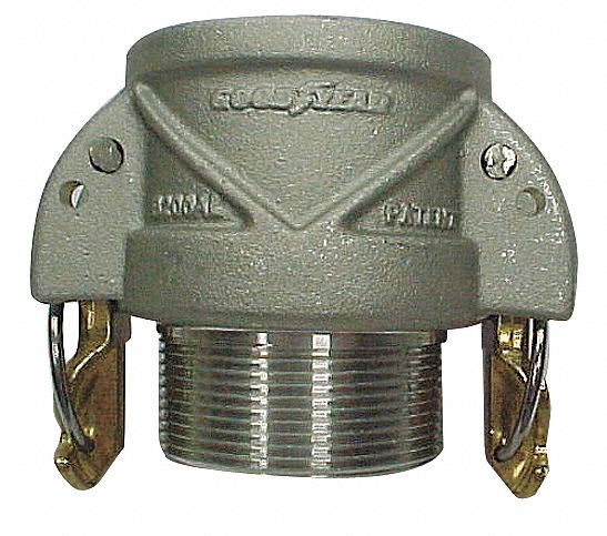 Female Coupler, Male NPT, 1 In, Aluminum