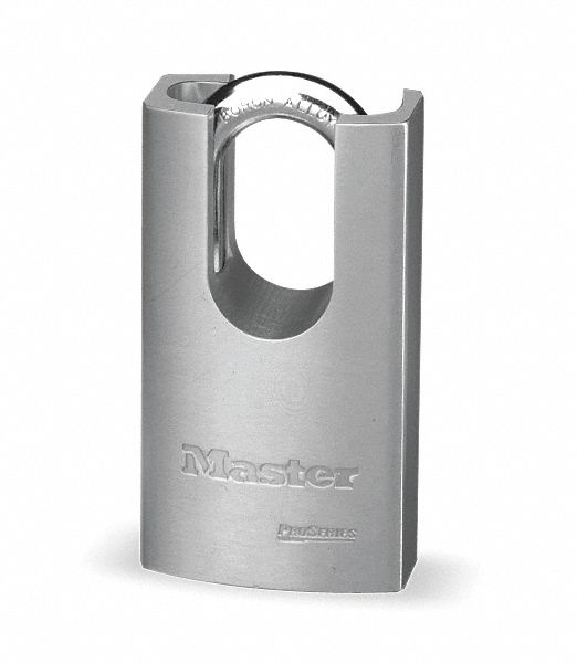 Rekeyed Padlock, H 3/4 In, Boron Alloy, KD