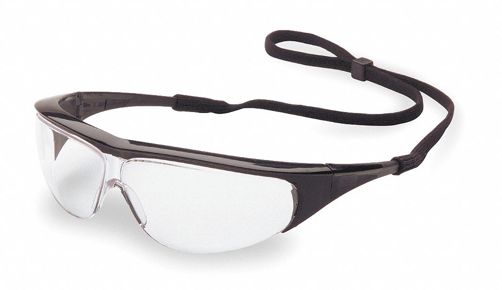 Safety Glasses, Clear, Scratch-Resistant