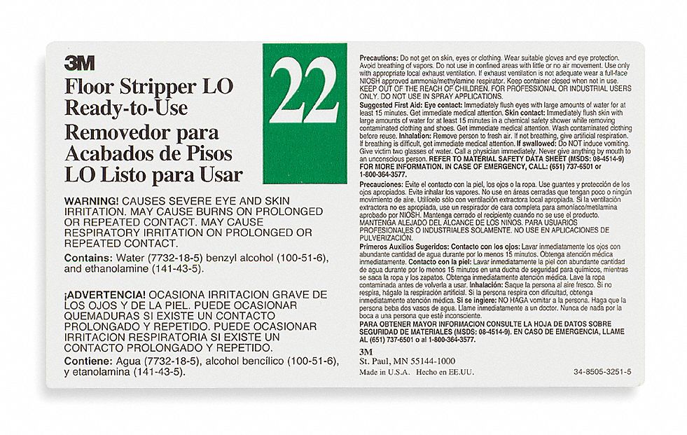 Secondary Label, Black, Green/White, PK 12