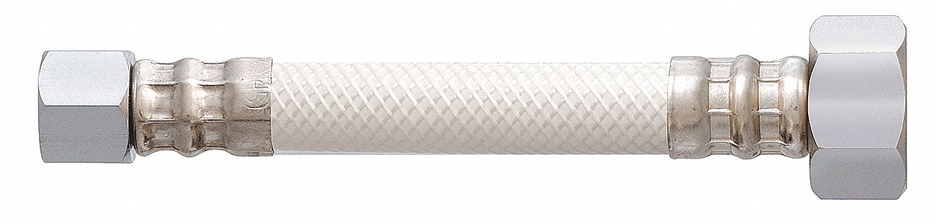 Braided Connector, 3/8 COMPx1/2 FIPx20 L