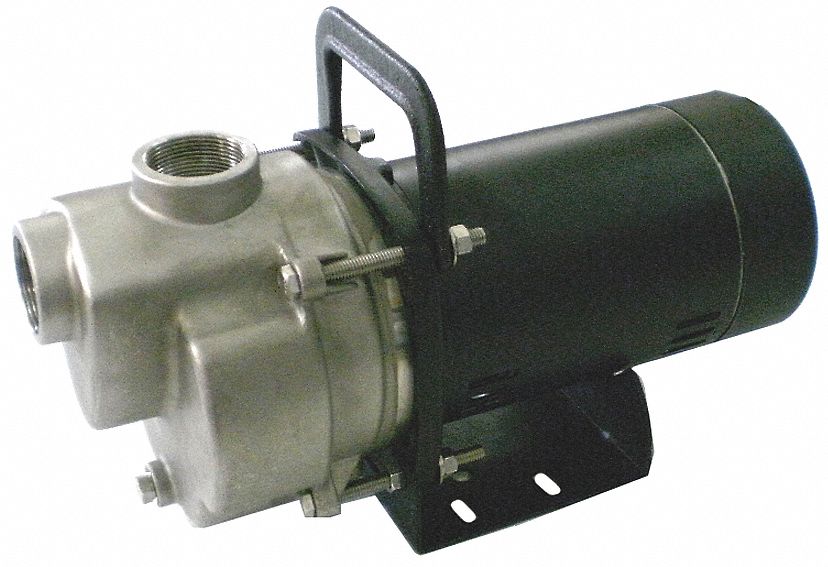 Pump, Self Priming, Aluminum, 1/3 HP