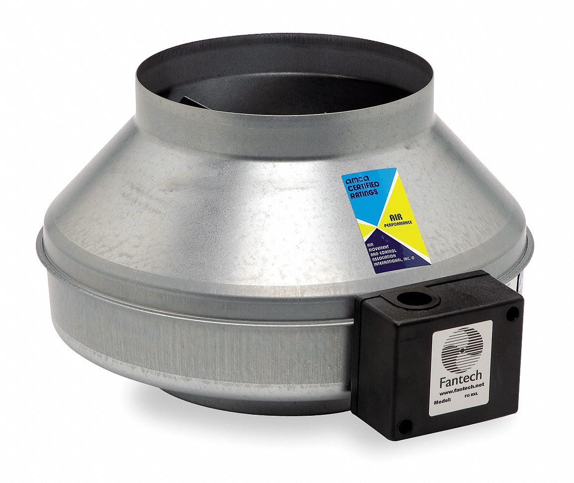 Inline Centrifugal Duct Fan, 6 In.