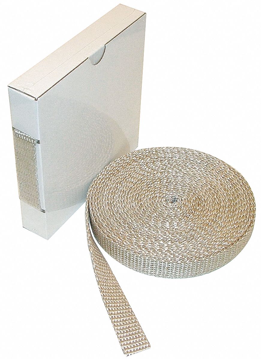Cloth Tape, 1-1/2 In x 25 ft, 125 mil, Tan
