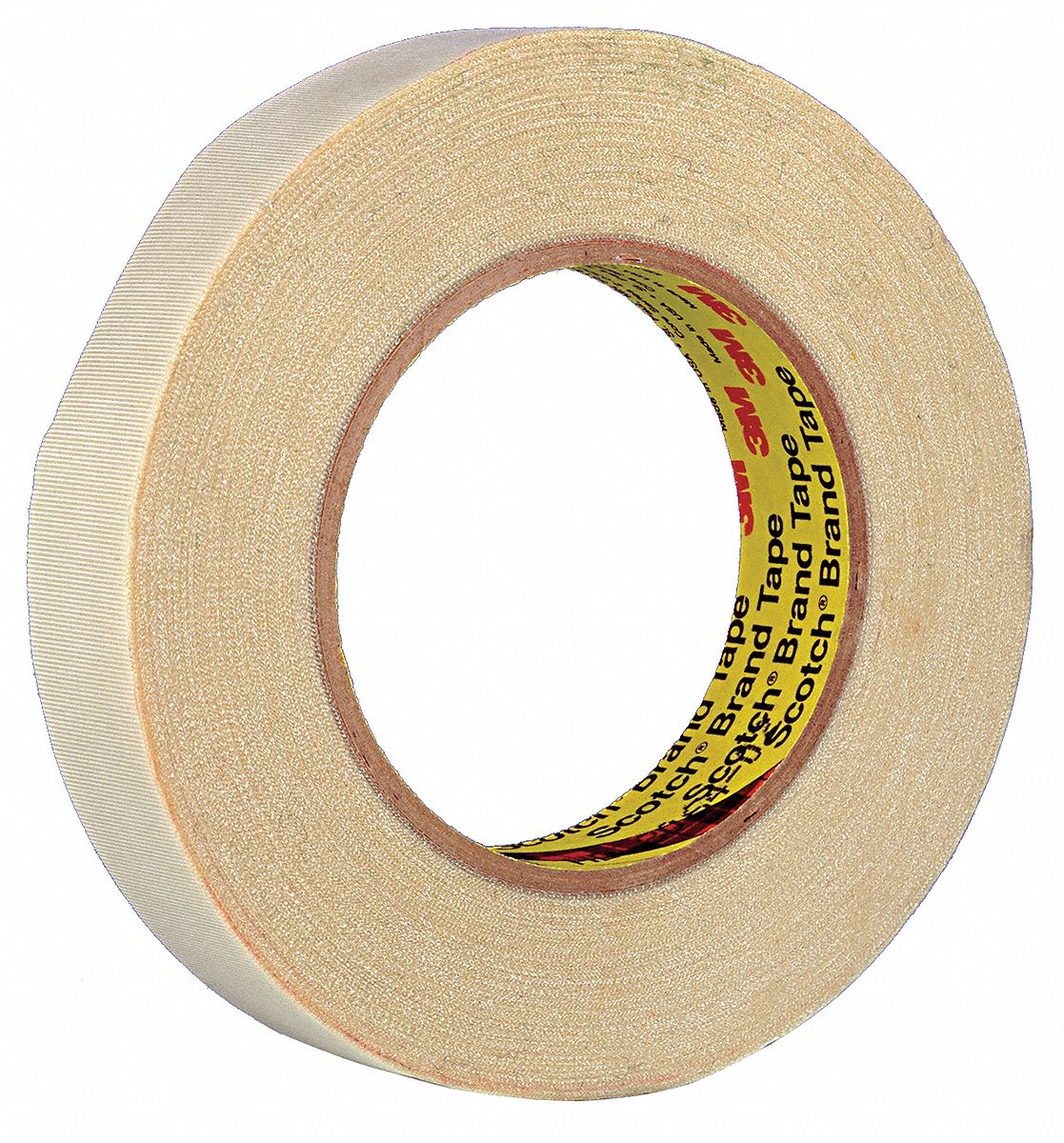 Cloth Tape, 2 In x 25 ft, 54 mil, Tan, Vinyl