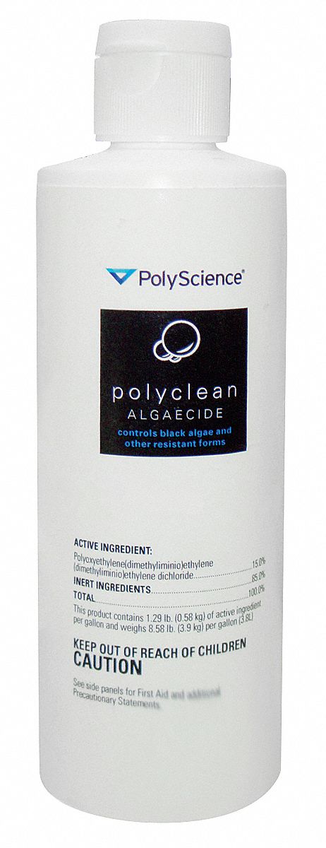 H2O BATH Polyclean Algaecide 8 OZ. Pk12