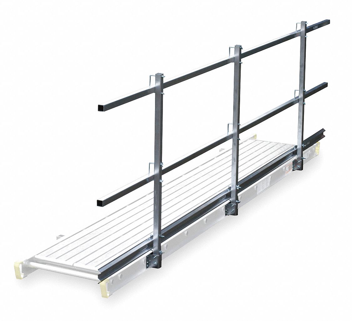 Guard Rail and Toe Board System, 20 ft. L
