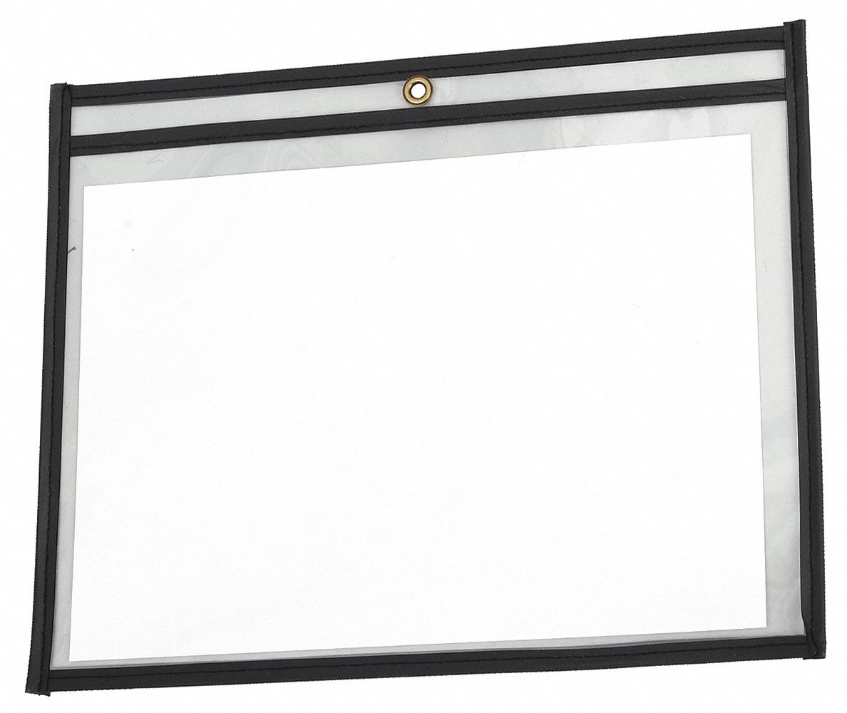 Shop Ticket Holder, 9x12, Clear, PK25