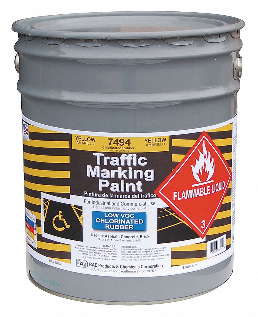 Marking Paint, Yellow, 5 gal.