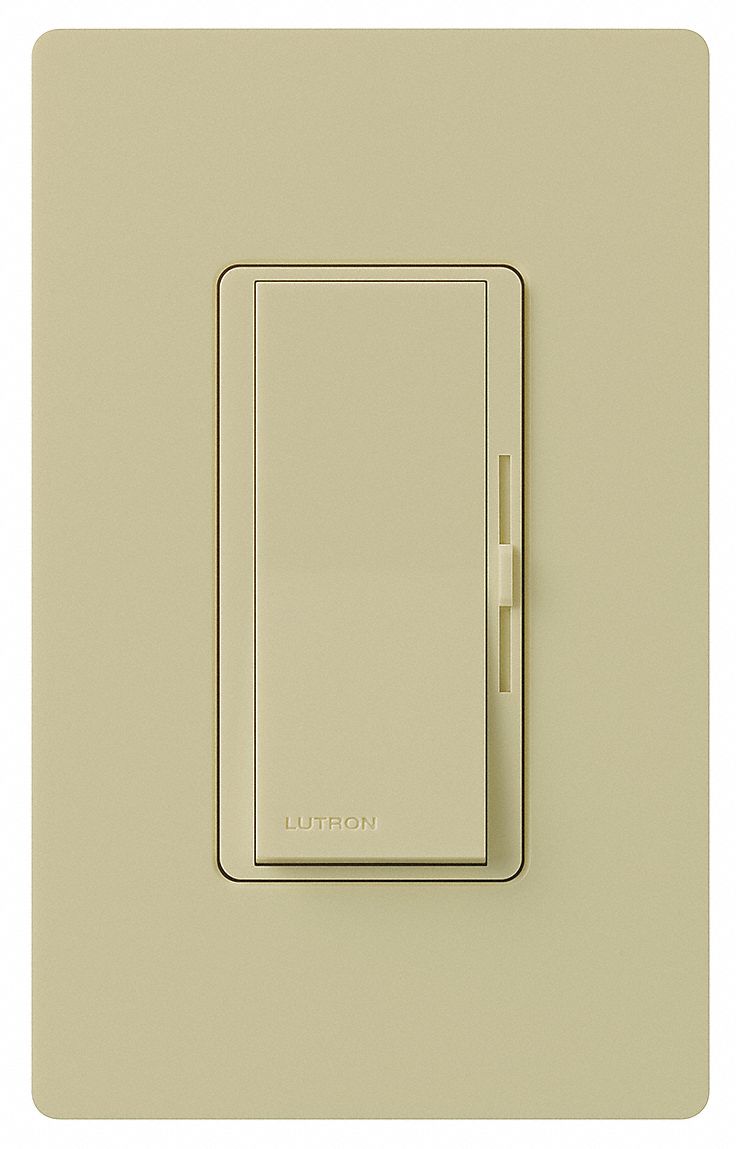 Dimmer, Paddle/Slide, 120V, 600W, 1 Pole
