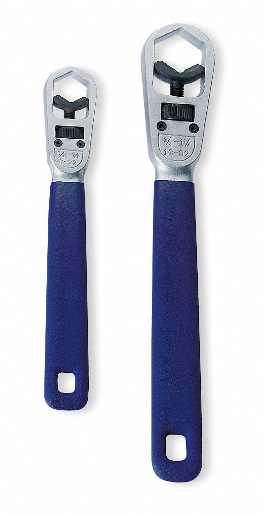 Adjustable Box Wrench Set, 2PC