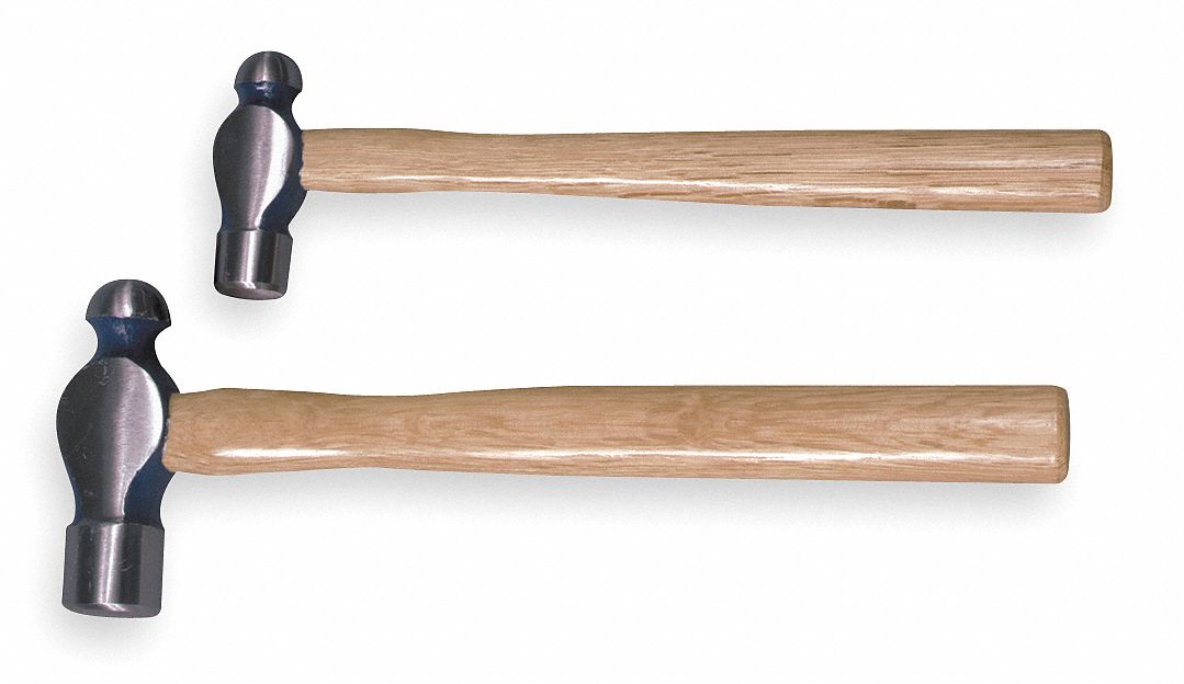 Ball Pein Hammer Set, 2 PC, 12 And 24 oz