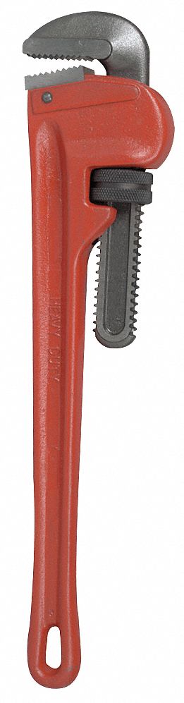 Straight Pipe Wrench, Cast Iron, 18 in.