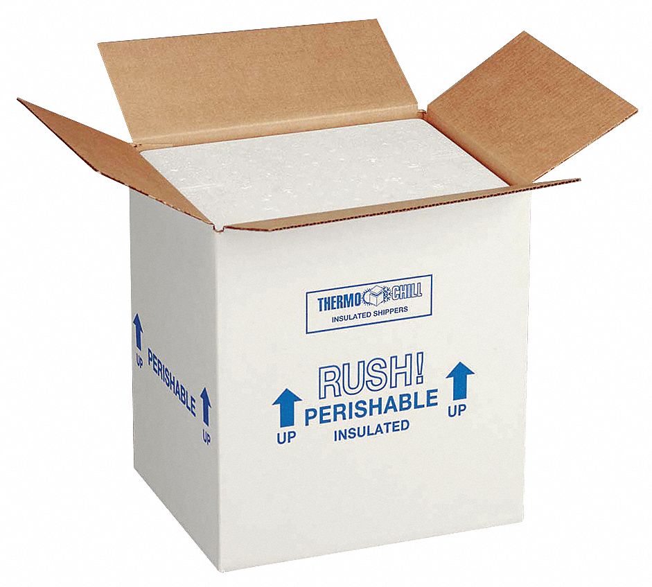 Insulated Shipping Kit, 12 In. L, PK 4