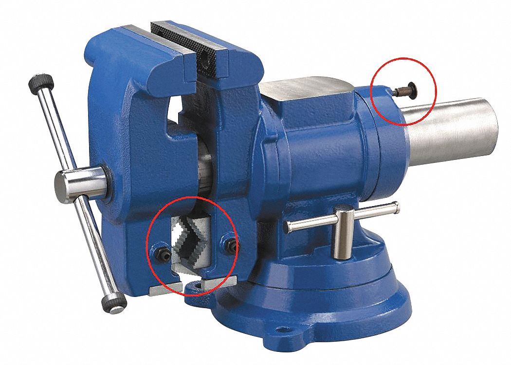 Vise, Rotating Jaw