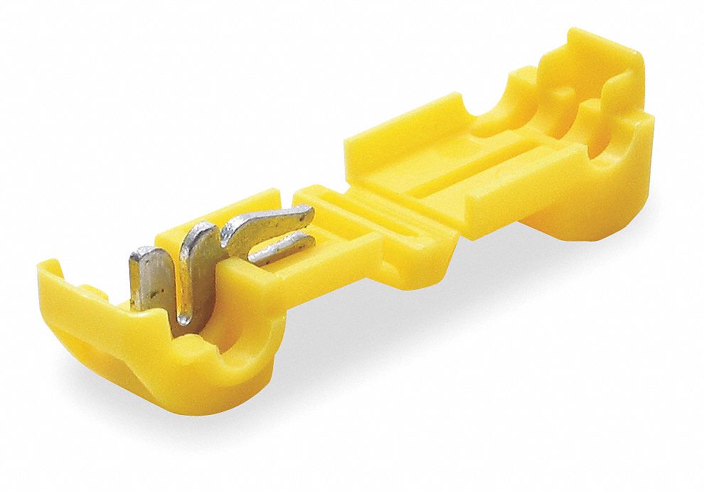Connector, Yellow, 1 Ports, 12AWG, PK 50