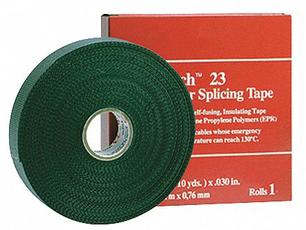 Splicing Tape, 1 In x 30 ft, 30 mil, Black